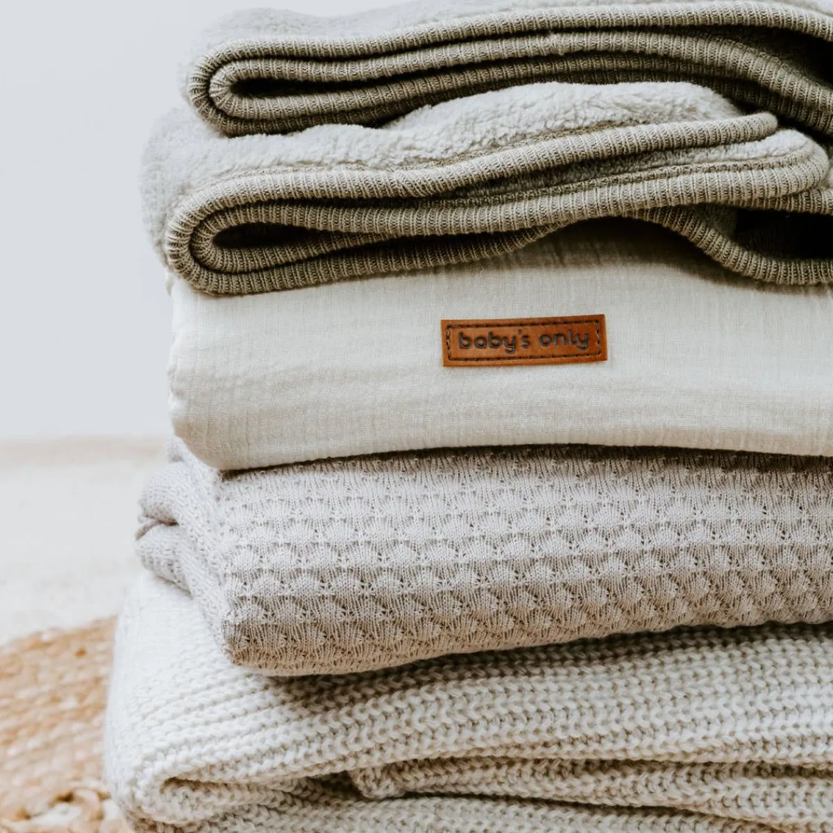 Blankets-Baby's Only Baby Crib Blanket Teddy - Sky