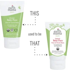 Kids Lotion|Infant Moisturizer-Earth Mama Organics Baby Face Nose & Cheek Balm (60 mL)