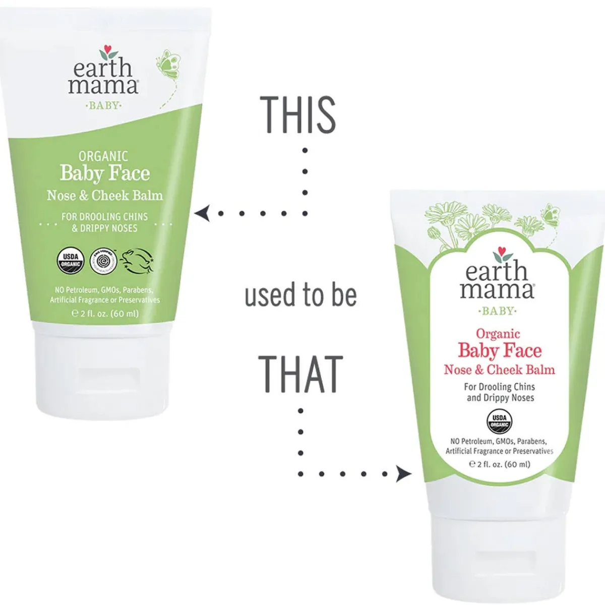 Kids Lotion|Infant Moisturizer-Earth Mama Organics Baby Face Nose & Cheek Balm (60 mL)