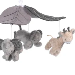 Mobiles-Lambs & Ivy Baby Jungle Musical Mobile