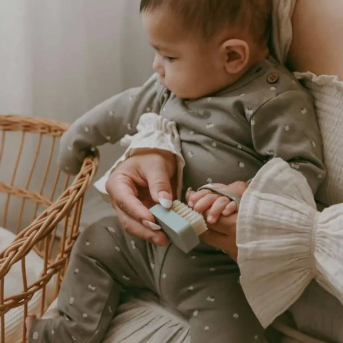 Baby Brushes + Combs|Infant Nail Care-Nouka Baby Nail Brush