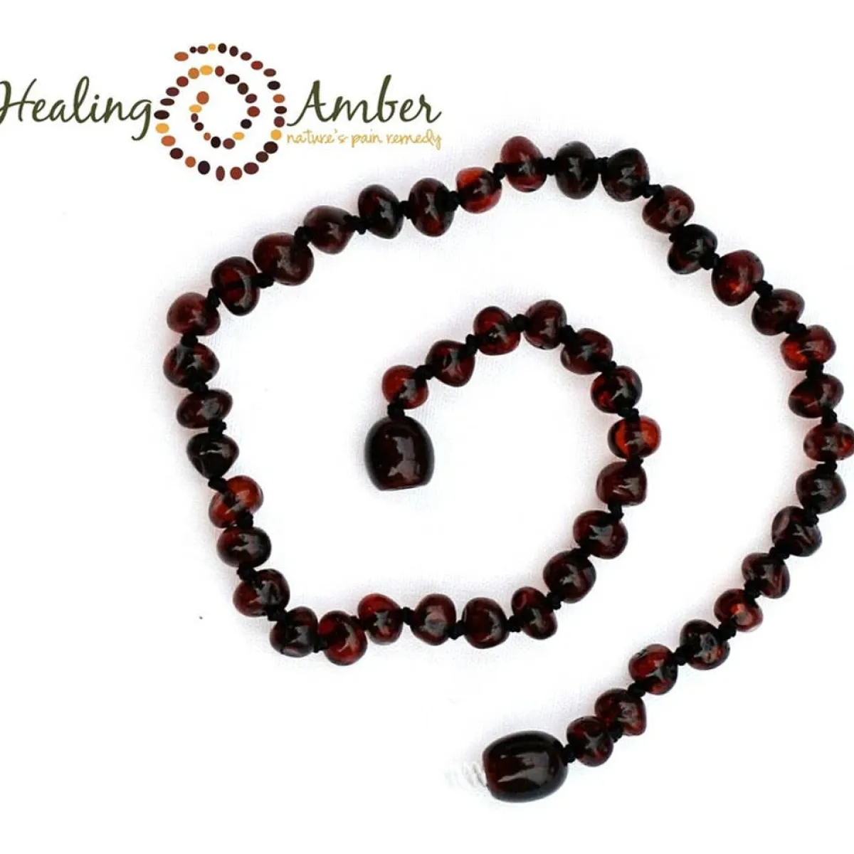 Jewelery-Healing Amber Baby Necklace 11"