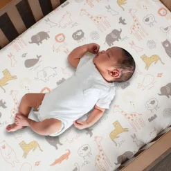 Crib Bedding Sets-Lambs & Ivy Baby Noah 3 Piece Crib Set