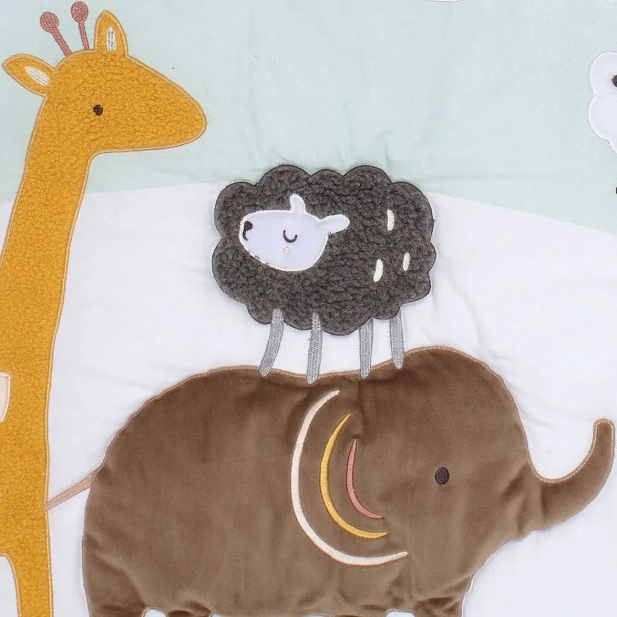 Crib Bedding Sets-Lambs & Ivy Baby Noah 3 Piece Crib Set