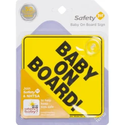 Baby Gates + Babyproofing-Safety 1st Baby On Board Sign