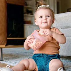 Baby Food Prep + Storage-Zip Top Baby Snack Container