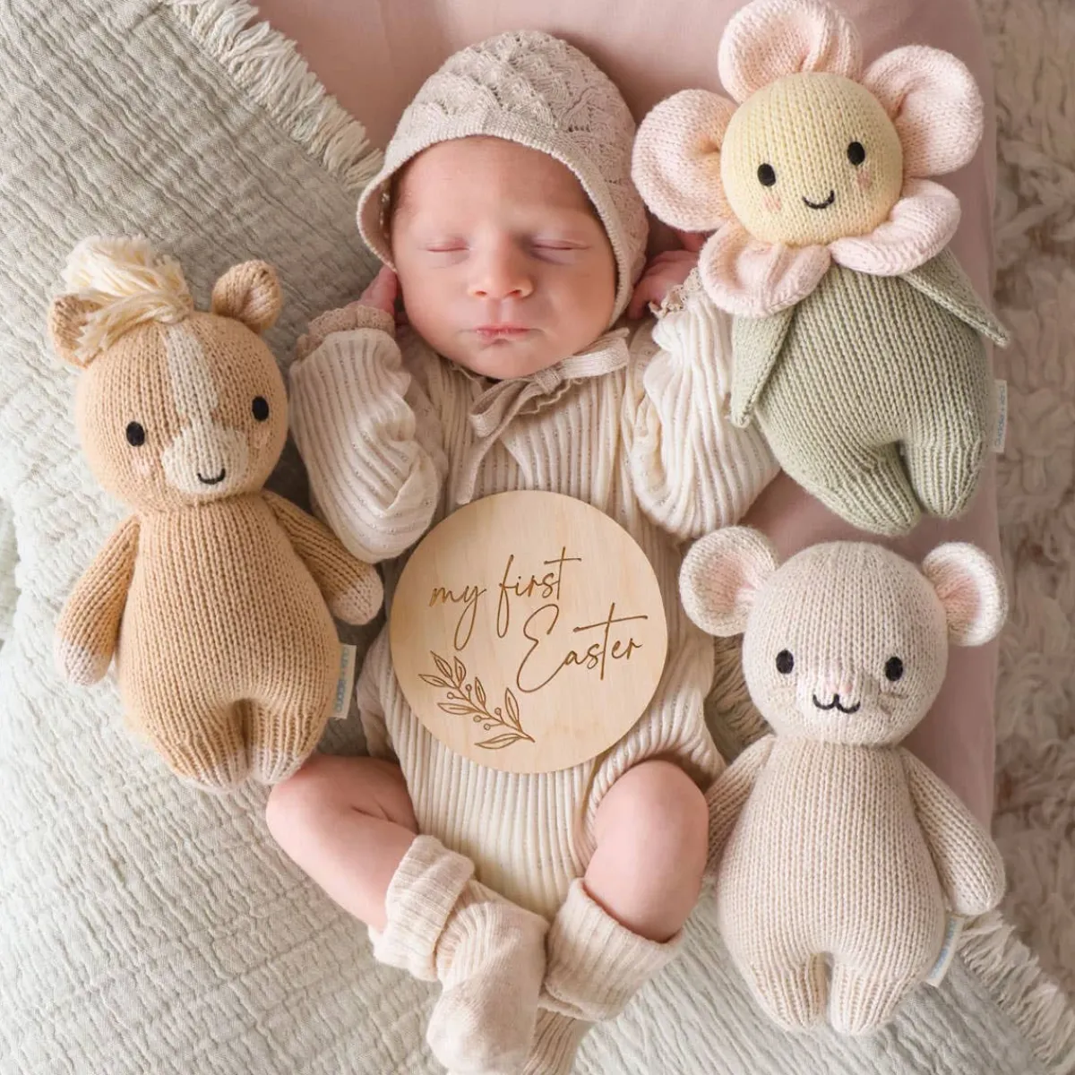 Knit Animals-cuddle + kind Baby Spring Animal