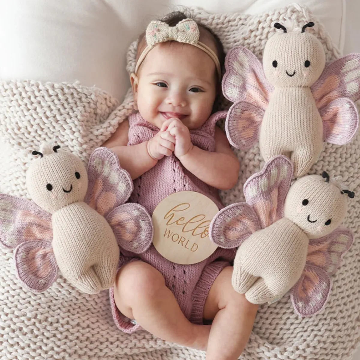 Knit Animals-cuddle + kind Baby Spring Animal