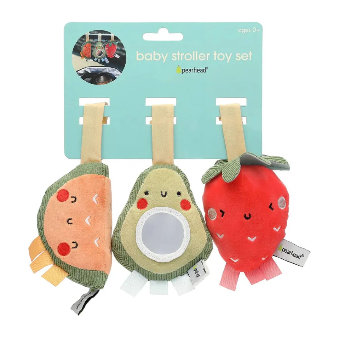 Stroller Toys-Pearhead Baby Stroller Toy Set