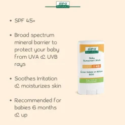Sunscreen-Aleva Naturals Baby Sunscreen Stick