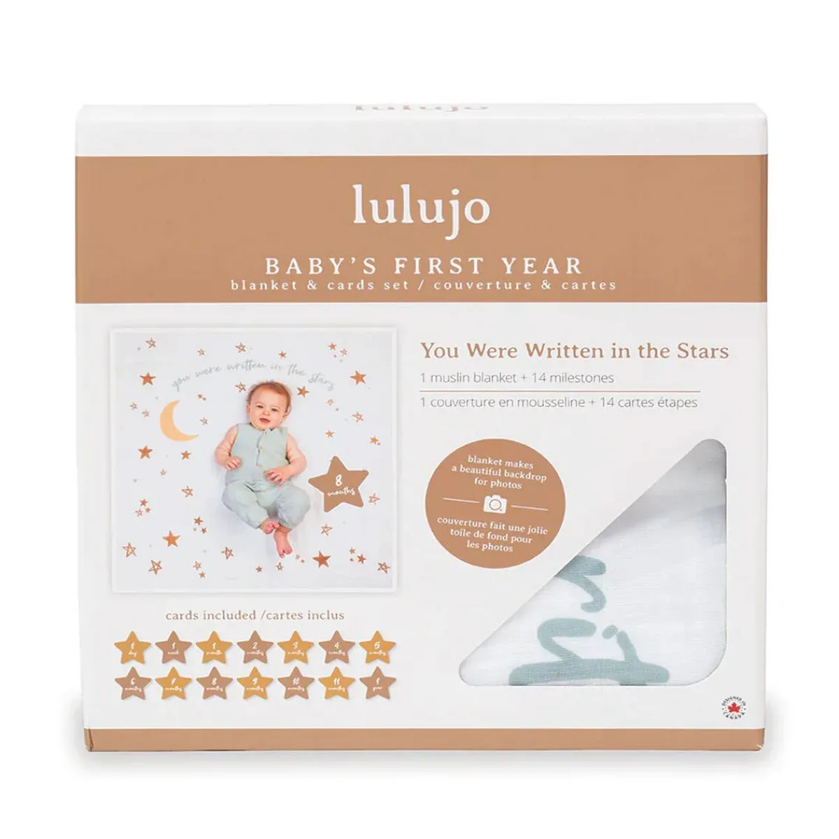 Decorative Objects|Blankets-Lulujo Baby's 1st Year Milestone Blanket