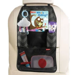 Car Seat Accessories-Skip Hop Backseat Organizer Tonal Chevron