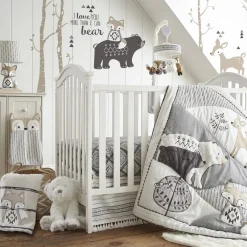 Crib Bedding Sets-Levtex Baby Bailey 5 Piece Crib Set