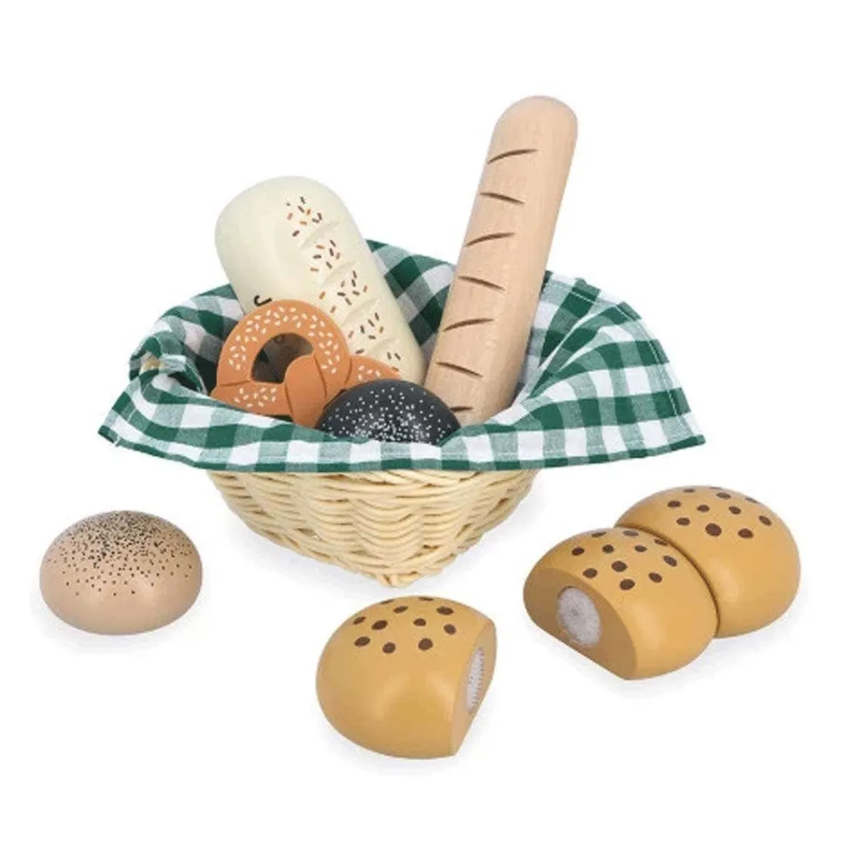 Pretend Play|Wooden Toys-Janod Bakery Basket