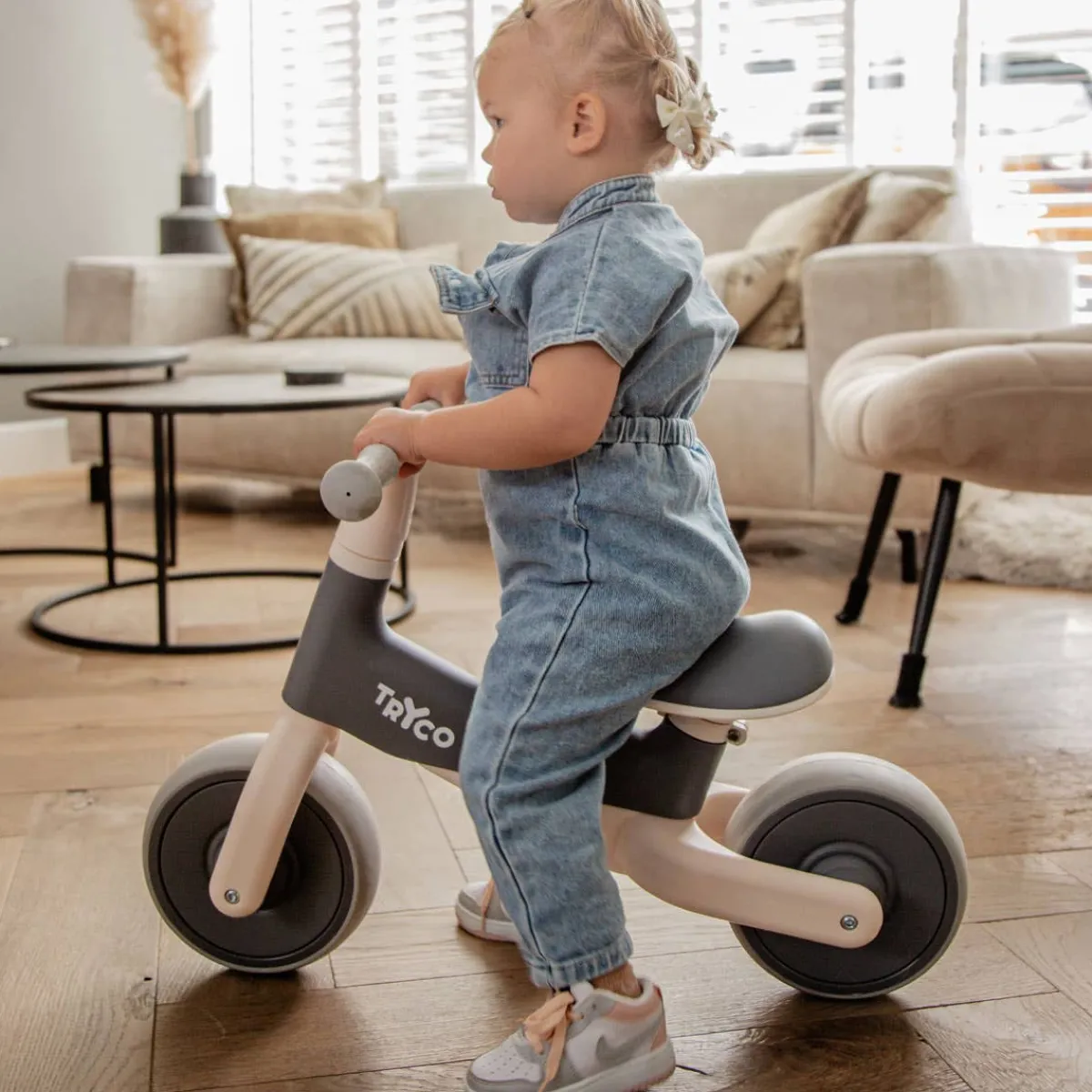 Ride-On Toys-Tryco Balance Bike Bobbie Grey