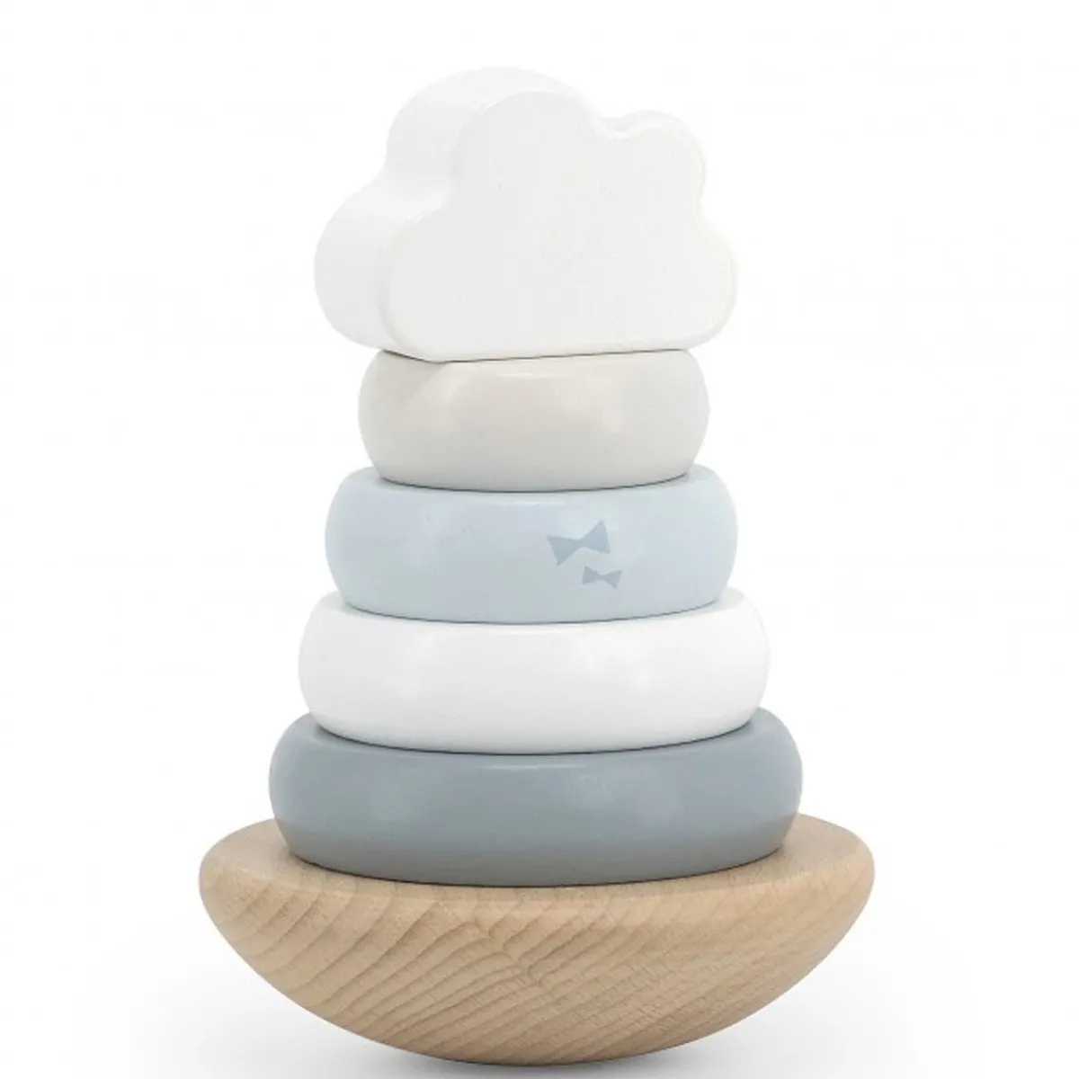 Stack + Nest Toys|Wooden Toys-Label Label Balanced Stacking Rings