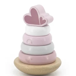 Stack + Nest Toys|Wooden Toys-Label Label Balanced Stacking Rings