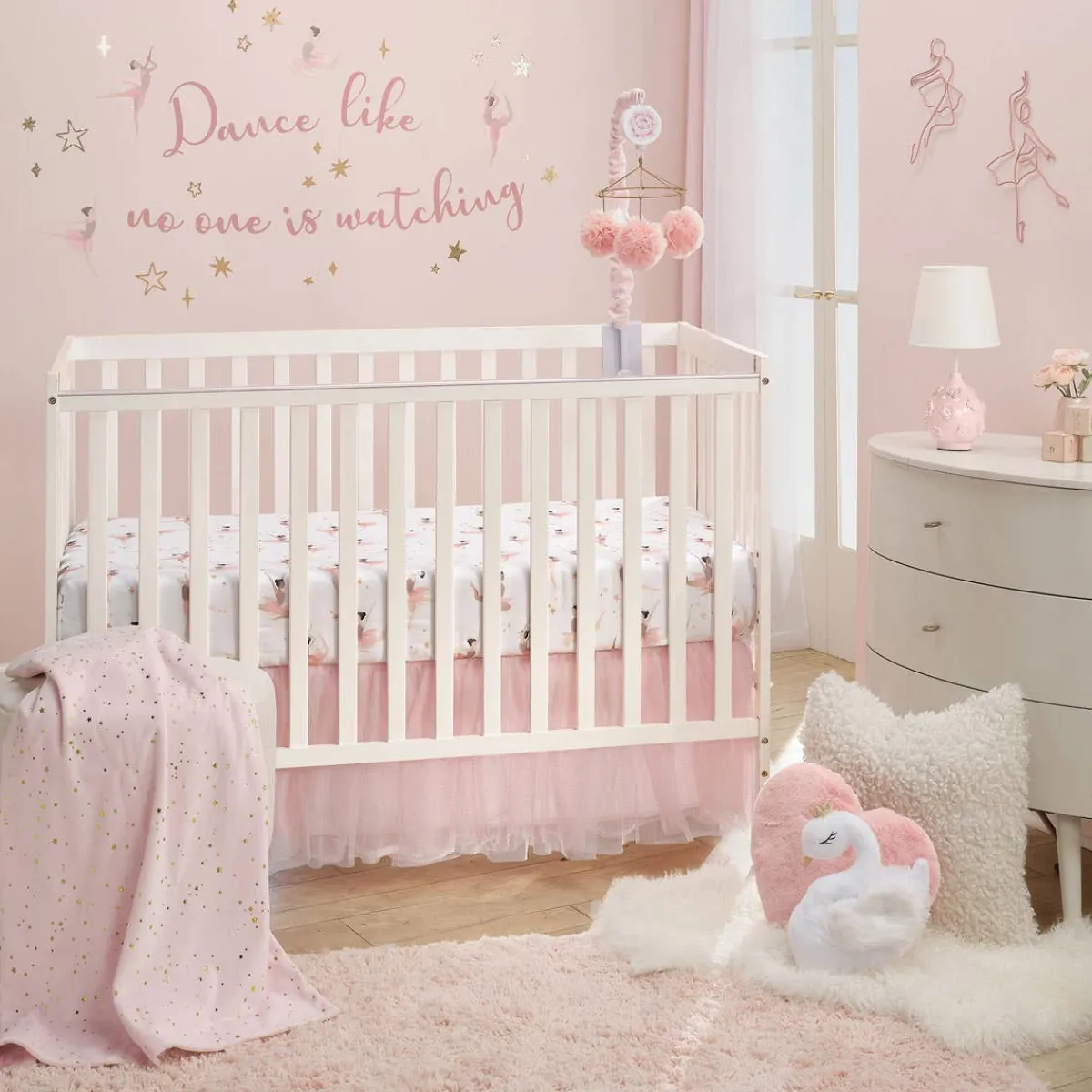 Blankets-Lambs & Ivy Ballerina Baby Blanket