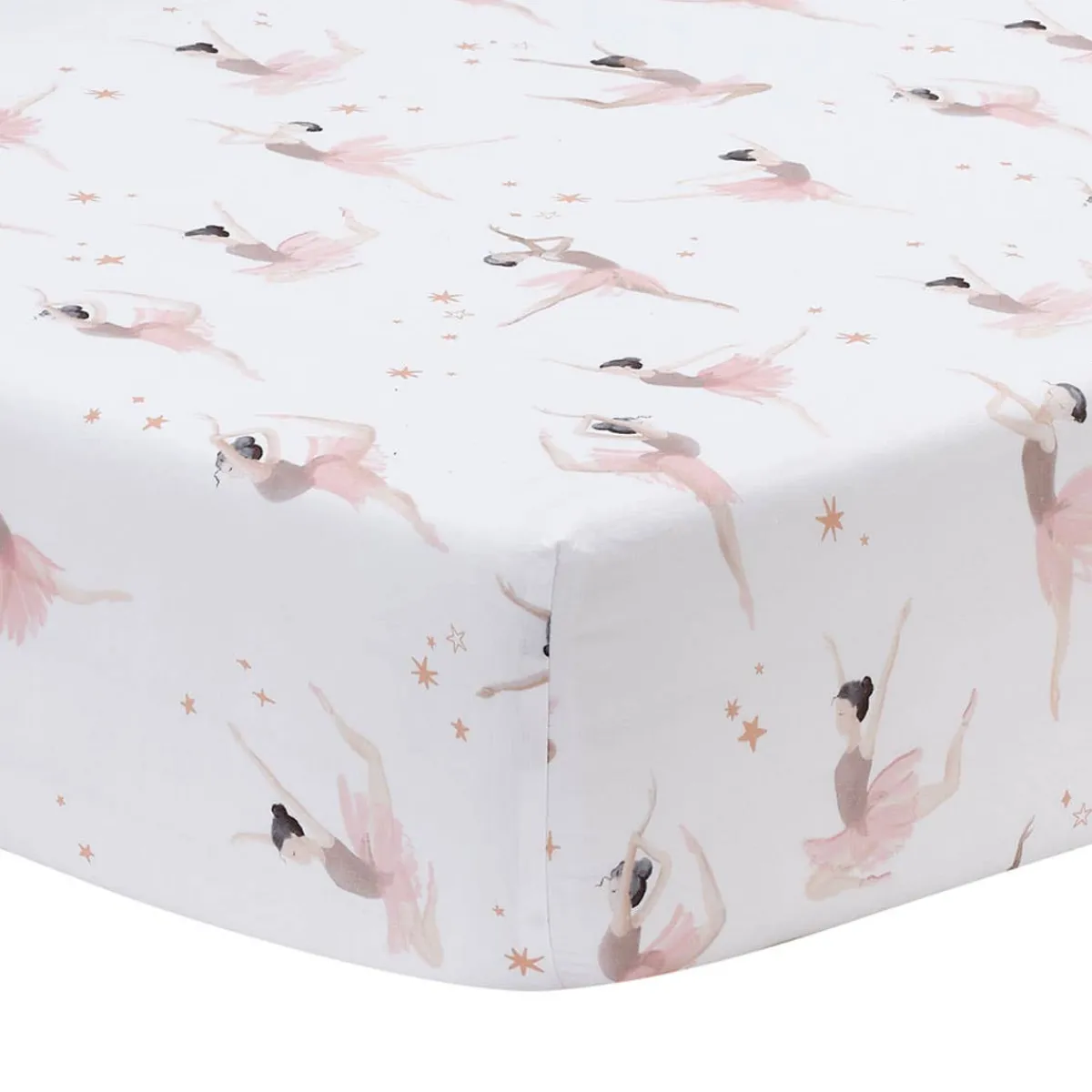 Crib Fitted Sheets-Lambs & Ivy Ballerina Baby Crib Sheet