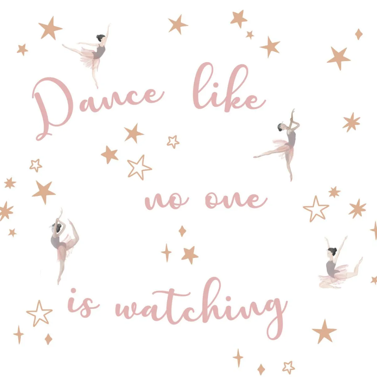 Wall Decor-Lambs & Ivy Ballerina Baby Wall Decals