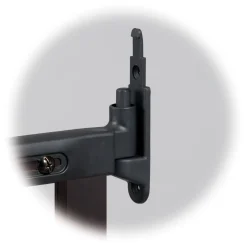 Baby Gates + Babyproofing-KidCo Bamboo Angle Mount Wood Safeway - Grey