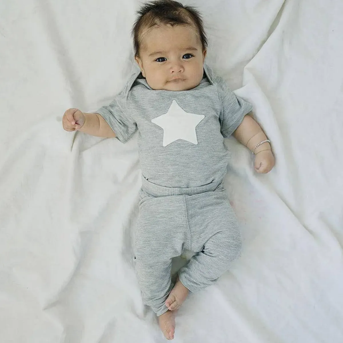 Onesies|Sleepers-Earth Baby Outfitters Bamboo Embroidered Onesie