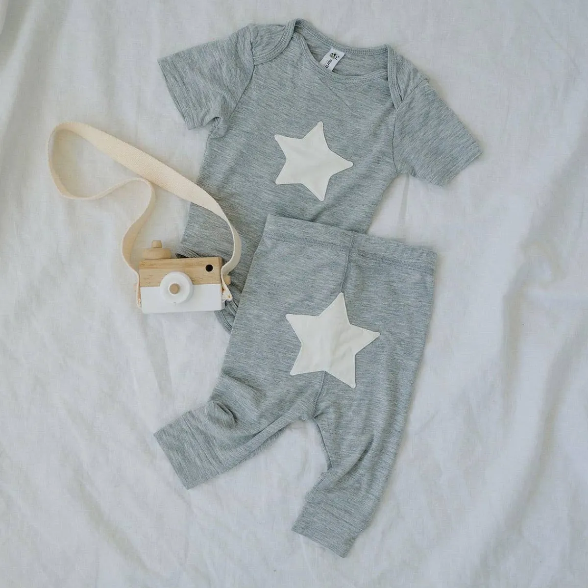 Onesies|Sleepers-Earth Baby Outfitters Bamboo Embroidered Onesie