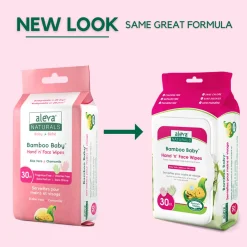Wellness Balms + Wipes-Aleva Naturals Bamboo Hand & Face Wipes (30ct)