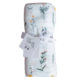 Blankets|Sleep Sacks + Wraps-Lil North Co. Bamboo Muslin Swaddle