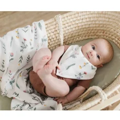 Blankets|Sleep Sacks + Wraps-Lil North Co. Bamboo Muslin Swaddle