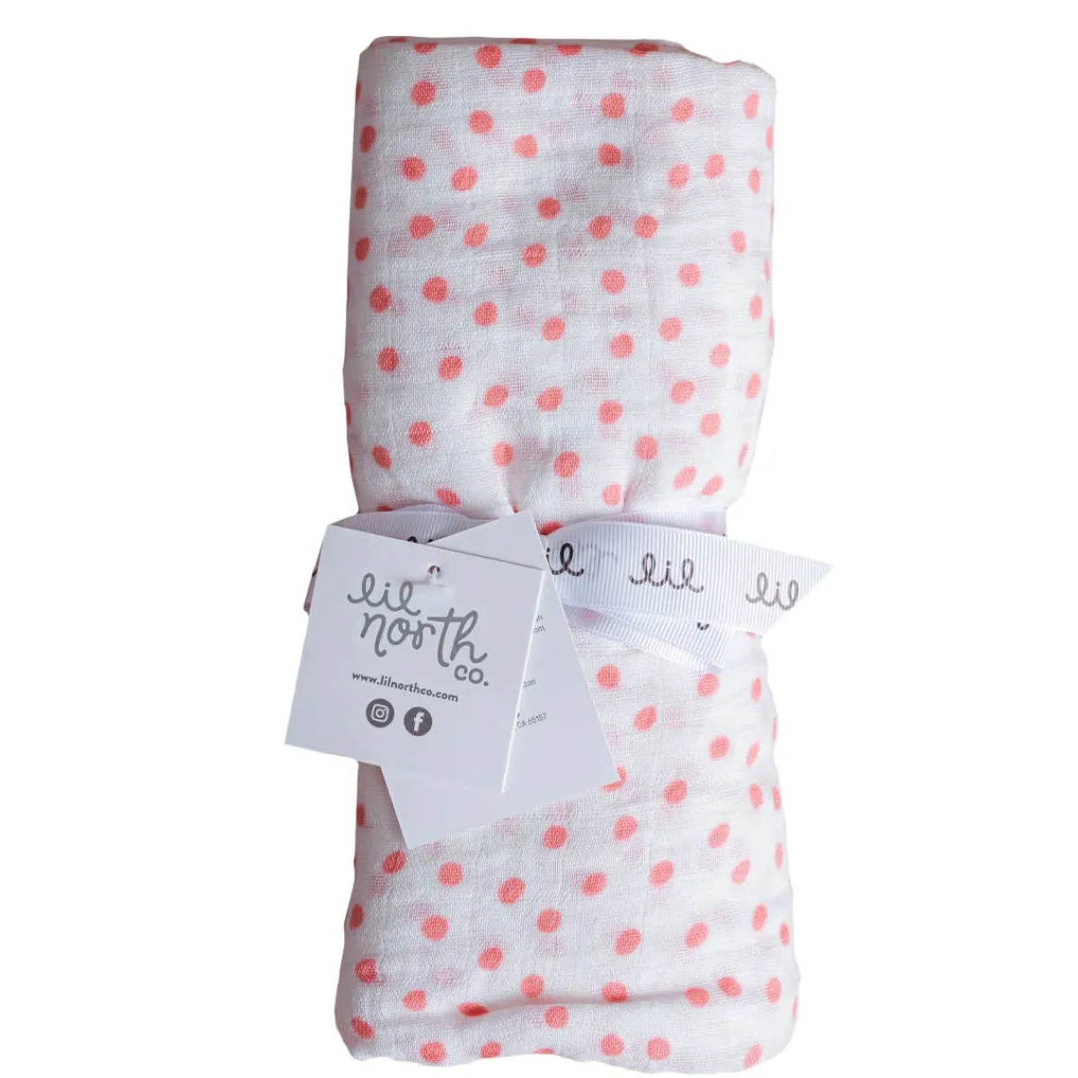 Blankets|Sleep Sacks + Wraps-Lil North Co. Bamboo Muslin Swaddle