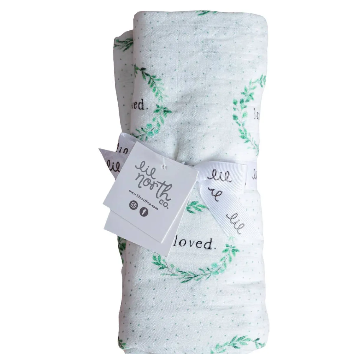 Blankets|Sleep Sacks + Wraps-Lil North Co. Bamboo Muslin Swaddle