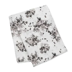 Blankets|Sleep Sacks + Wraps-Lulujo Bamboo Muslin Swaddle