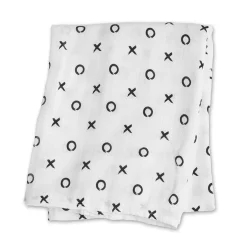 Blankets|Sleep Sacks + Wraps-Lulujo Bamboo Muslin Swaddle