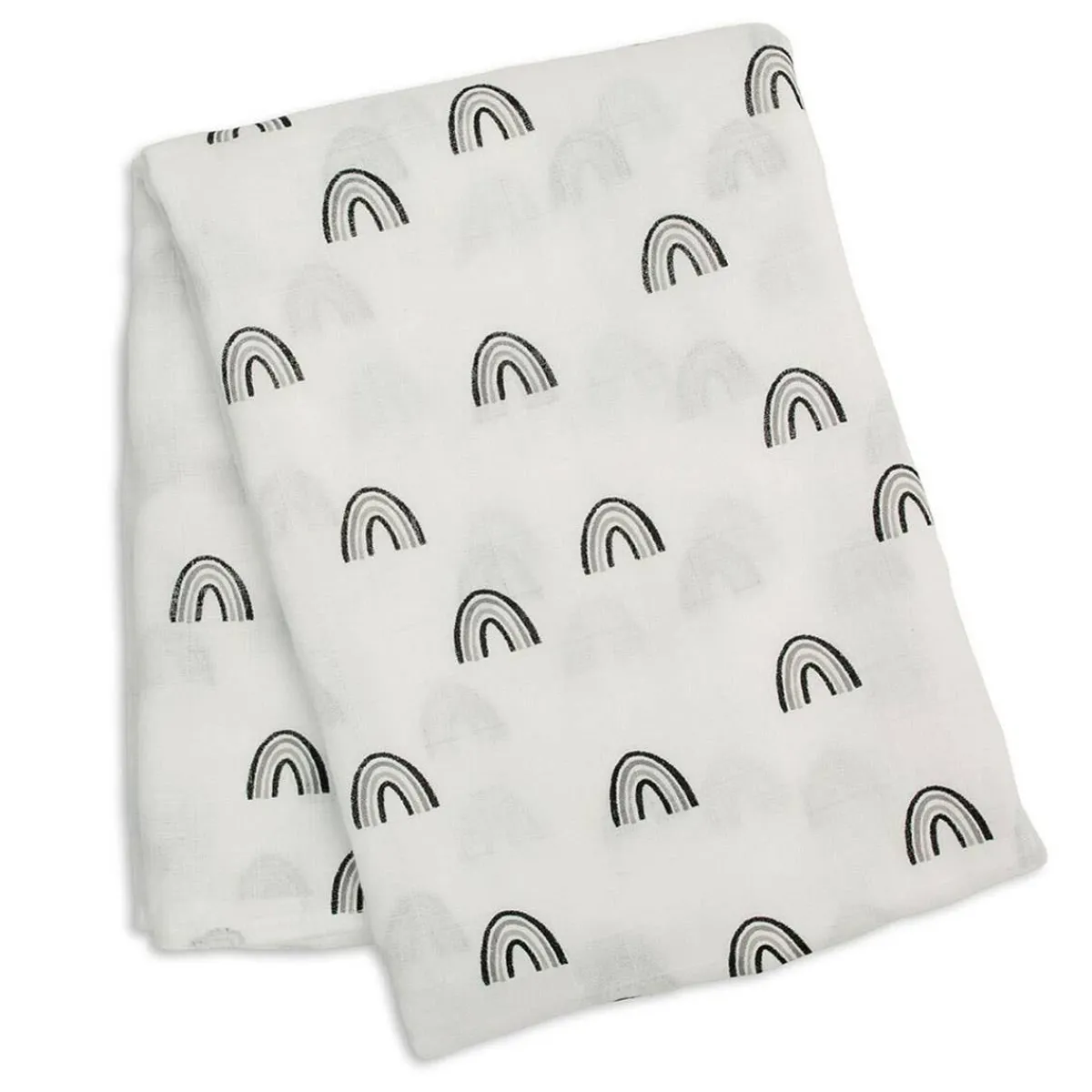 Blankets|Sleep Sacks + Wraps-Lulujo Bamboo Muslin Swaddle