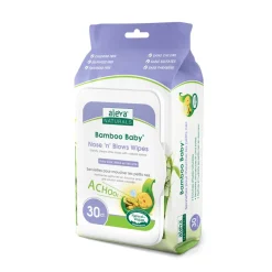 Wellness Balms + Wipes-Aleva Naturals Bamboo Nose N' Blows Wipes (30ct)