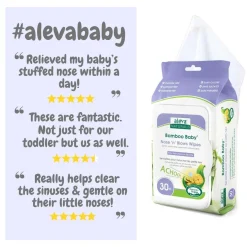 Wellness Balms + Wipes-Aleva Naturals Bamboo Nose N' Blows Wipes (30ct)