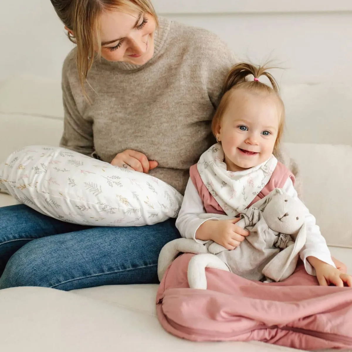 Nursing Pillows|Pillows-Perlimpinpin Bamboo Nursing Pillow (Print)