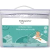 Crib Mattress Protection-Baby Works Bamboo Quilted & Fitted Crib Mattress Protector