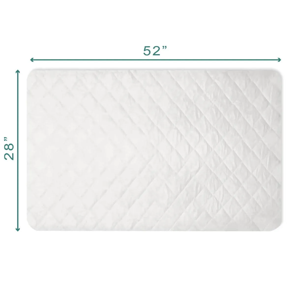 Crib Mattress Protection-Baby Works Bamboo Quilted & Fitted Crib Mattress Protector