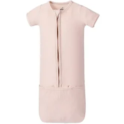 Nightgowns-Earth Baby Outfitters Bamboo Ribbed Short Sleeve Convertible Gown