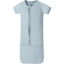 Nightgowns-Earth Baby Outfitters Bamboo Ribbed Short Sleeve Convertible Gown