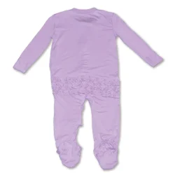 Onesies|Sleepers-Silkberry Baby Bamboo Ruffle Footie (Solid)