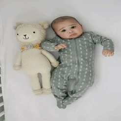 Crib Fitted Sheets-Mebie Baby Bamboo Stretch Crib Sheet