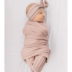 Blankets|Sleep Sacks + Wraps-Mebie Baby Bamboo Stretch Swaddle