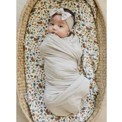 Blankets|Sleep Sacks + Wraps-Mebie Baby Bamboo Stretch Swaddle