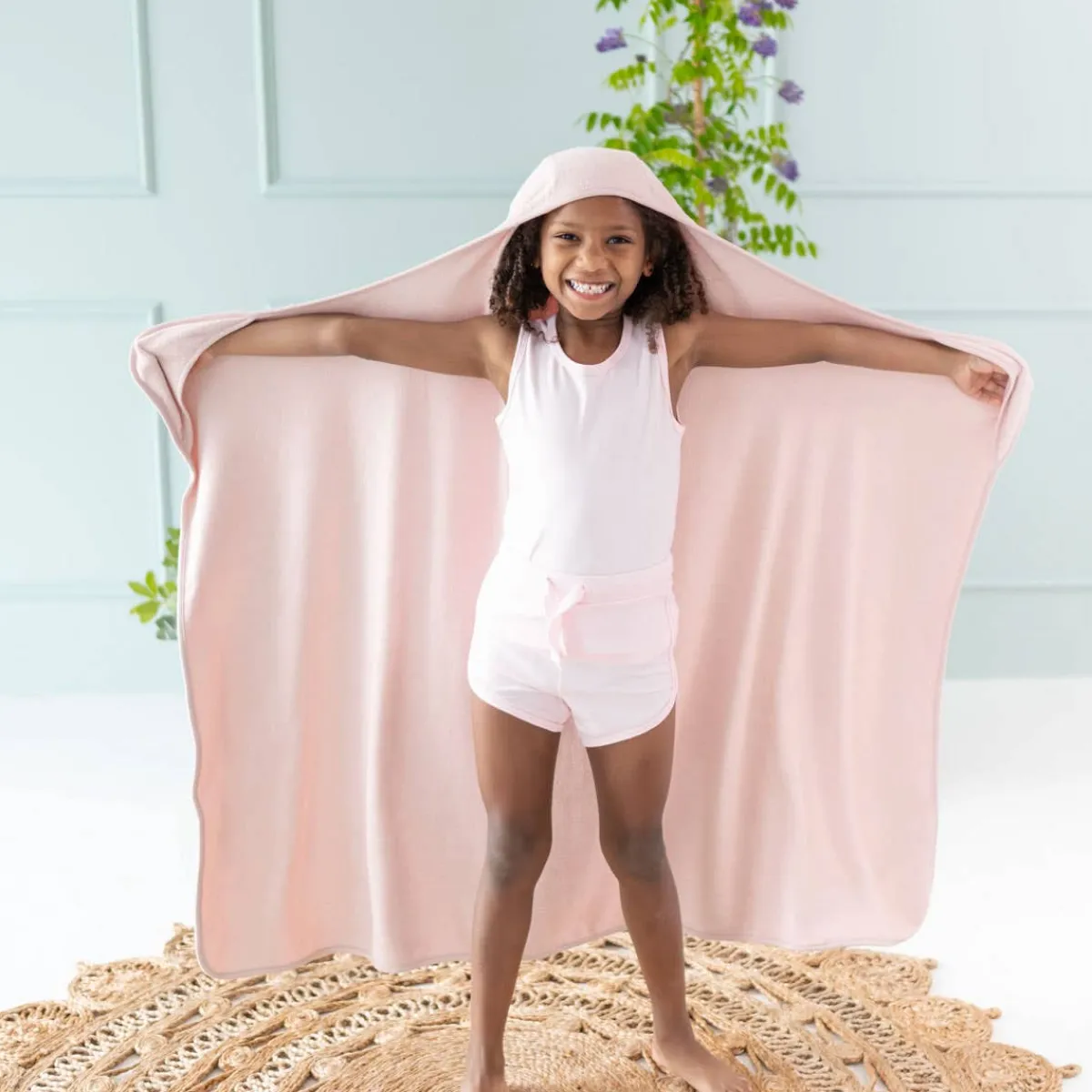 Towels + Cloths-Kyte Baby Bamboo Terry Hooded Toddler Bath Towel