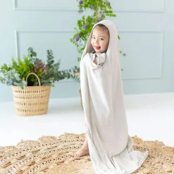 Towels + Cloths-Kyte Baby Bamboo Terry Hooded Toddler Bath Towel