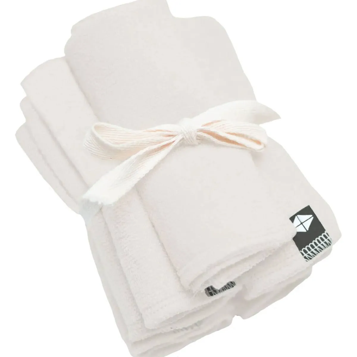 Towels + Cloths-Kyte Baby Bamboo Terry Washcloth (5 Pack) Oat