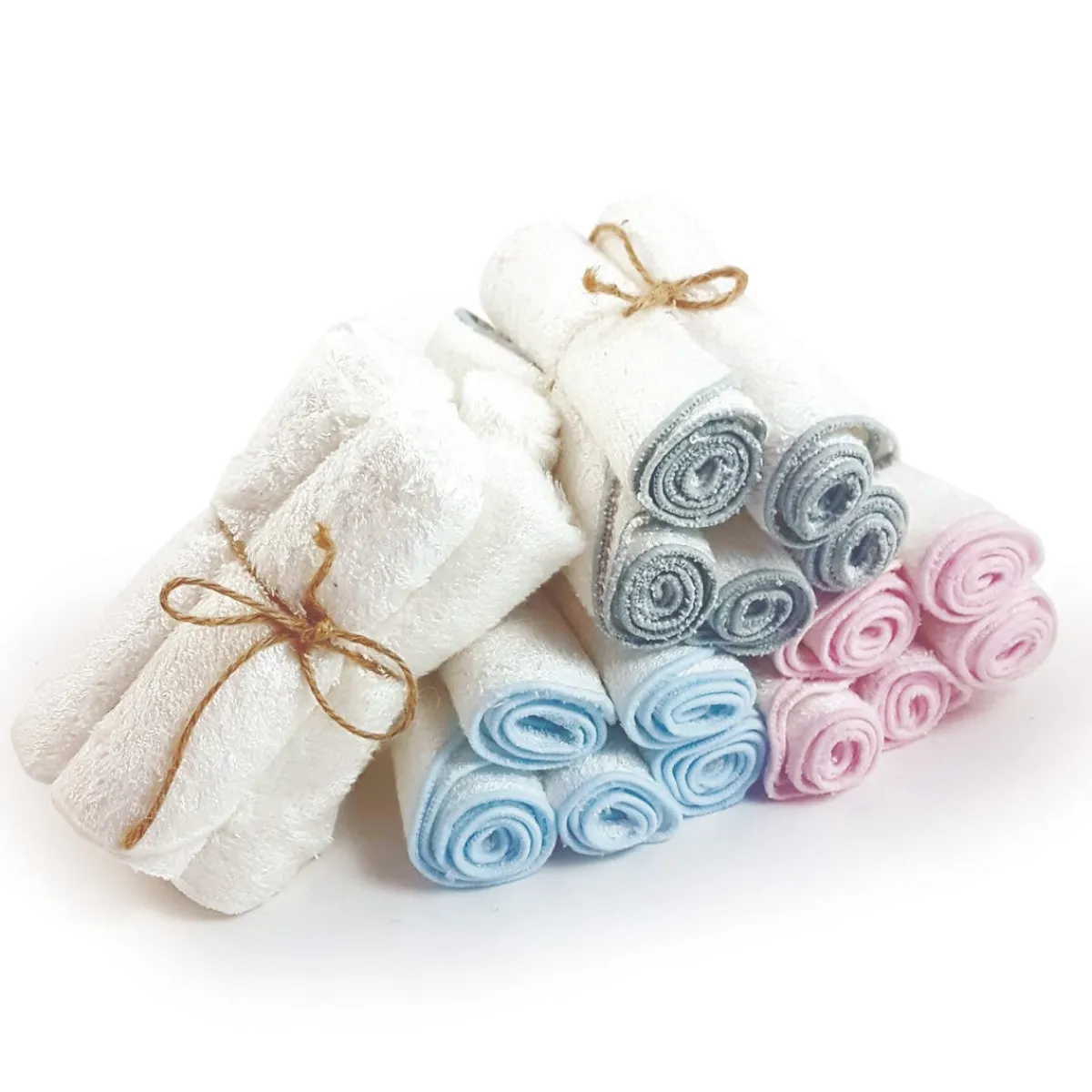 Towels + Cloths-Simple Bamboo Wash Cloths (5 Pack)